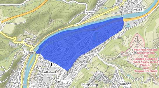 Bodenrichtwertkarte Trier Trier Nord